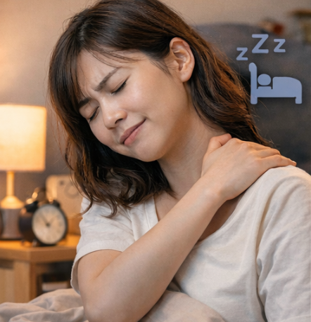 肩こりマッサージで不眠改善|ツボと休息の画像