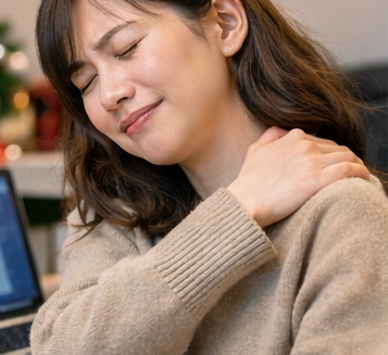 年末疲労は肩に出る？肩こり対策ケアの画像