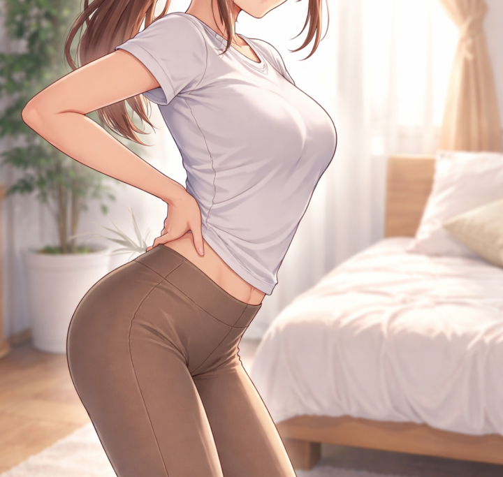 栄で反り腰による腰痛｜マッサージ改善法の画像